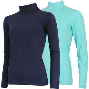 2-Pack Campri - Skipully - Wintersportpully - Dames - Navy/Aruba blue (617) - maat S