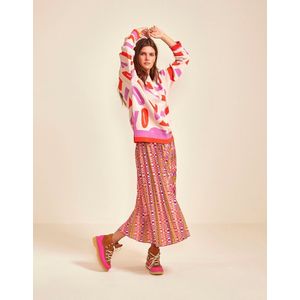 Oilily - Kaleidoscope pullover long sleeves crew neck - Beige - M