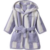 Badjas - Paars - TRANSAT Capsule Familie - Voor Baby's - Gestreept - Te Personaliseren