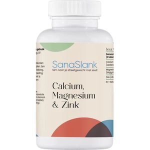 SanaSlank Calcium, Magnesium & Zink - 90 Tabletten