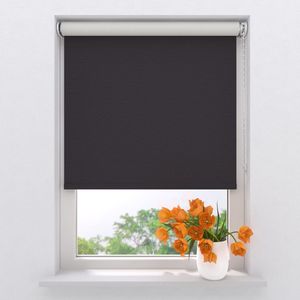 Rolgordijn Easy Verduisterend - Black - 40 x 190 cm