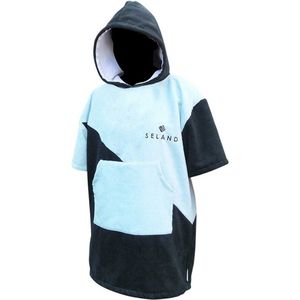 Seland - 3 Junior - Poncho - Blauw