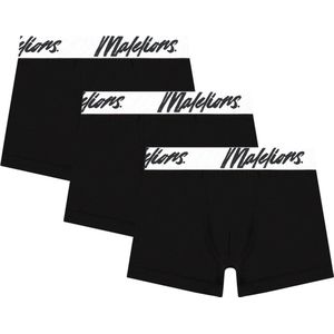 Malelions Junior Boxer 3-Pack Black - Maat 116