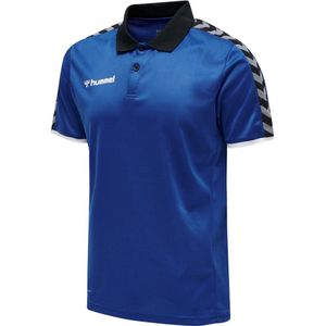Hummel - Authentic Functional Poloshirt - Blauw - Katoen - Ademend