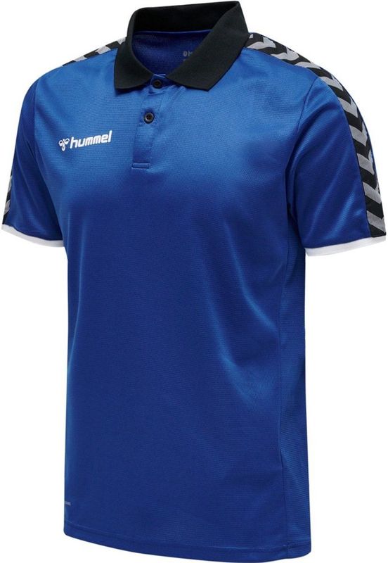 Hummel - Authentic Functional Poloshirt - Blauw - Katoen - Ademend