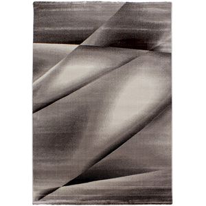 Modern - Miami - Vloerkleed - Bruin - Geometrisch - 80x300 cm