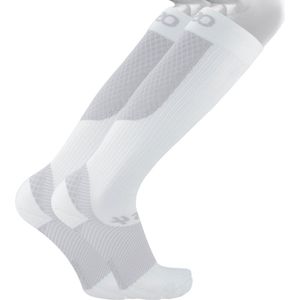 OS1st FS4+ fasciitis plantaris sport compressiesokken maat S (34-37) – wit – hielspoor – achillespeesontsteking – hielpijn – pijn aan de voetboog – naadloos