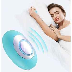 WizBay Premium Select® Draagbaar Elektrisch Slaapondersteuningsapparaat - Handheld Insomnia Slaaphulp – EMS Micro-Current Technologie – 2 Modi 15 Instelbare Sterktes – Stressvermindering Slaaptrainer – Oplaadbaar 300mAh – Compact & Sti