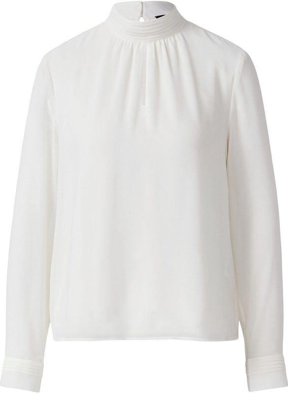 s.Oliver - Blouseshirt - Wit - Lange Mouw - Effen