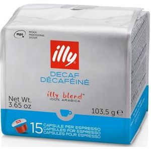 illy MPS capsules decaf - 6 x 15 stuks