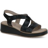 Caprice - 9-28305-44 - Sandalen - G-breedte - Zwart - Sleehak 6 cm