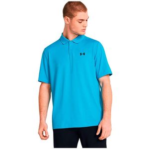 Under Armour Golf Performance 3.0 Korte Mouw Poloshirt Blauw S / Regular Man