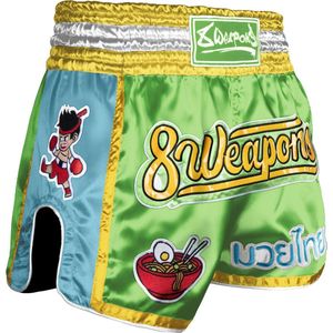 8 Weapons Muay Thai Short Yummie Groen - XL
