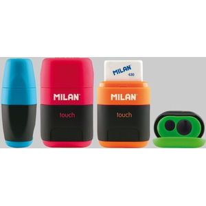 MILAN TOUCH DUO COMPACT PUNTENSLIJPER MET GUM