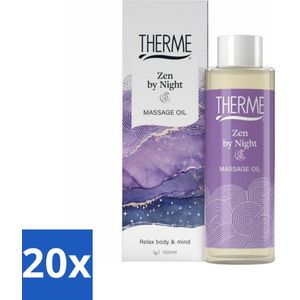 Therme - Zen by Night - Massageolie - Hydraterend - Verzorgend - 125ml - Bulkverpakking - 20 stuks