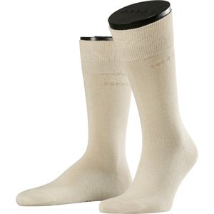Esprit Basic Uni 2-Pack duurzaam organisch katoen multipack sokken heren beige - Maat 47-50