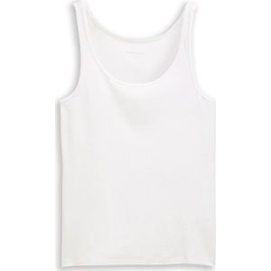 TOM TAILOR - Top - Wit - Mouwloos - Slanke Pasvorm