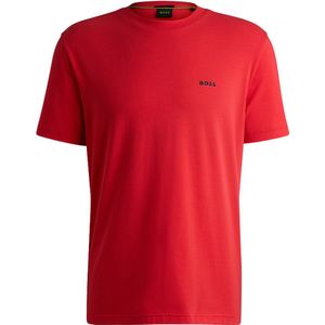 BOSS - Tee - Katoen - Zwart