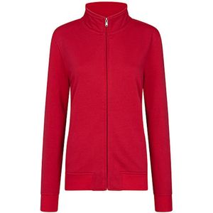 Damesvest 'Premium Full Zip' met zijzakken Red - 4XL