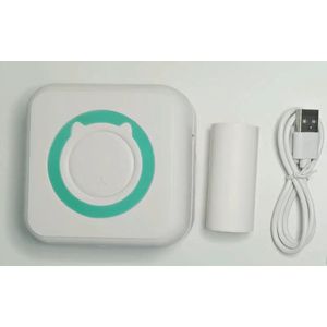 Bolmans - Printer - Mini Printer - Draadloos - Pocketprinter - Mini Printer Draadloos - Bt 203Dpi - Mobiele Printer - Wit