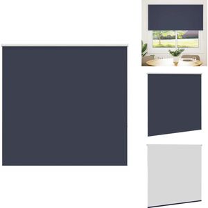 vidaXL Rolgordijn - Rolgordijnen - Dag- En Nachtgordijn - Verduisterend Rolgordijn - Rolgordijn verduisterend 155x150 cm stofbreedte 151,6 cm blauw