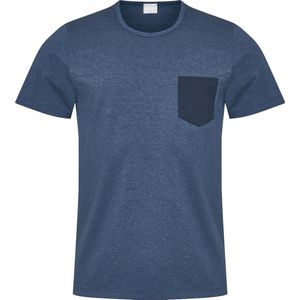 Mey T-Shirt Denim Heren 36047 755 denim melange S