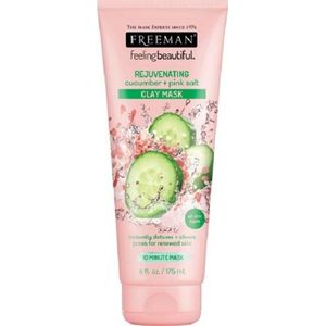 Freeman - Face Clay Mask Cucumber + Pink Salt - 175ml