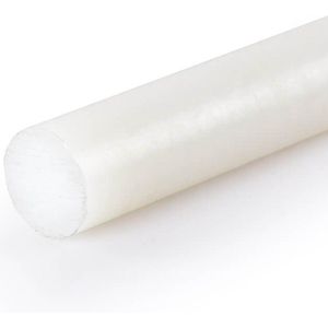 Nylon Rondstaf Diameter 15mm | Lengte 1000mm | 5 stuks