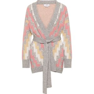 usha opengebreid vest