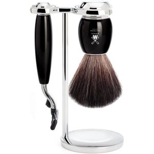 MÜHLE -Scheerset -Vivo 3-delig -Zwart -Mach3