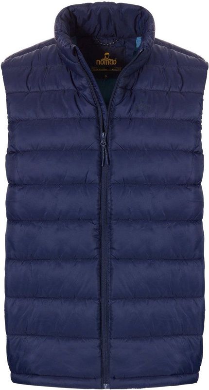 NOMAD® Bodywarmer Heren | Maat M | Donkerblauw | Outdoor Bodywarmer Waterafstotend | Zakken met rits
