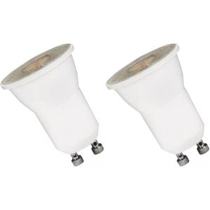 Spectrum - LED Reflectorlamp GU10 - Warm Wit - 2W - 150 Lumen - 3000K - 2 Stuks