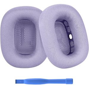 Vervangende Oorkussens voor AirPods Max Hoofdtelefoon van MMOBIEL – Mesh Fabric Koptelefoon Oorkussens – Noise Isolation Hoofdtelefoon Earpads – Paars