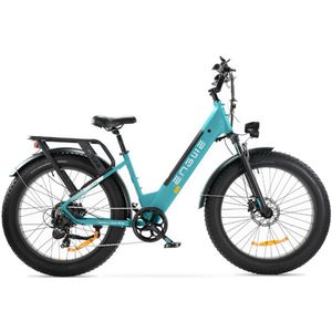 ENGWE E26 ST Elektrische Fatbike - E-bike - Lage Instap - 26 Inch - 250W Motor - 7 Versnellingen - 140 km Actieradius - Hydraulische Schijfremmen - Blauw