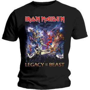 Iron Maiden - Legacy Of The Beast Heren T-shirt - M - Zwart