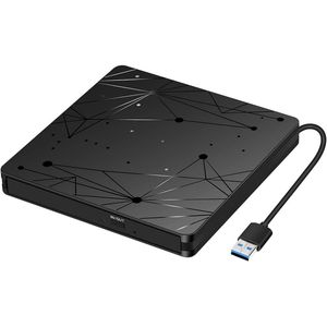Externe DVD Speler & Brander - Draagbare USB 3.0 CD/DVD-brander - DVD/CD Drive voor Laptop & Macbook - Compatibel met desktopcomputers Windows XP/2003/Vista/7/8, Linux, Mac OS