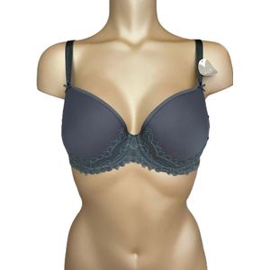 Mey - Elisa - spacer bh - Jeans Grey - Maat 75A