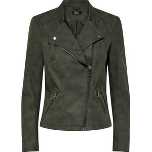 ONLY ONLAVA FAUX LEATHER BIKER OTW NOOS Dames Jas - Maat 34