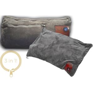 Nikki.Amsterdams-sThe.Wrap Greys-sDraadloos warmte kussens-s3 functiess-sNekkussens-sHandwarmers-sZitkussen