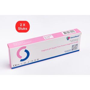 Vaginale pH Zelftest – 2 stuks - Thuis Test voor Vrouwelijke Intieme Gezondheid – Snelle & Betrouwbare Uitslag
