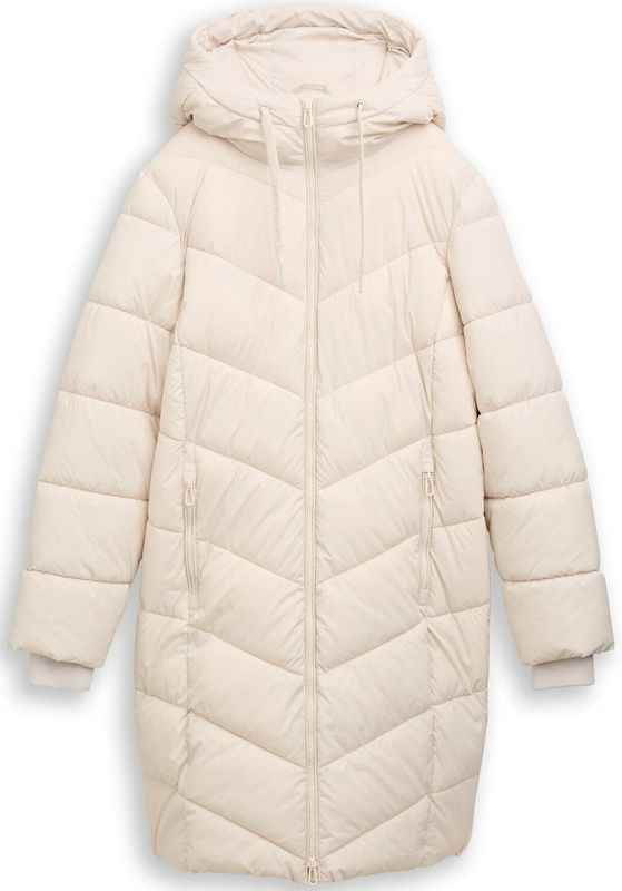 TOM TAILOR - Gewatteerde Jas - Beige - Wintermantel