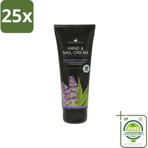 25 x Herbamedicus - Handcrème - Lavendel Geur - Verzachtend & Kalmerend - 75 ml - Grootverpakking - Handcreme - Lavendel - Hydraterende Handcreme - Verzachtende Handcreme - Natuurlijke Handcreme
