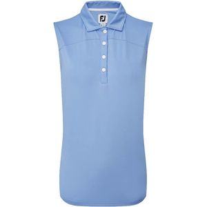 Footjoy Mesch Back Lisle Mouwloze Polo Blauw