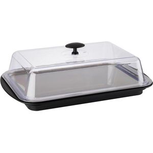 APS - Thermo-Set - Tray Set - Zwart - 5-delig met Roestvrijstalen Tray en Koelbatterijen