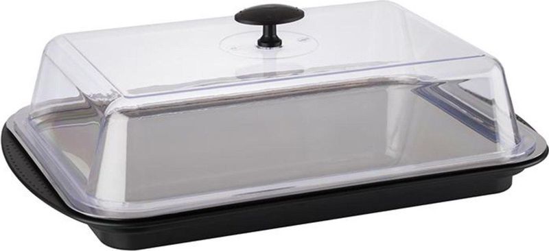 APS - Thermo-Set - Tray Set - Zwart - 5-delig met Roestvrijstalen Tray en Koelbatterijen