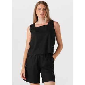 My Essential Wardrobe Diasmw Top Tops & T-shirts Dames - Shirt - Zwart - Maat 38