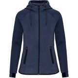 PROACT® Damesjas met capuchon performance PA359 - French Navy Heather - L