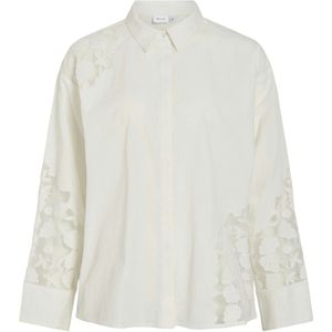 VILA - Vicamina - Blouse - Ecru - 100% Katoen