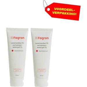 2x Fagron Levomenthol 1% Carbomeeralcoholgel 1% - Voordeelverpakking!