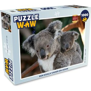 Puzzel Koala's - Vader - Zoon - Kids - Jongens - Meiden - Legpuzzel - Puzzel 1000 stukjes volwassenen